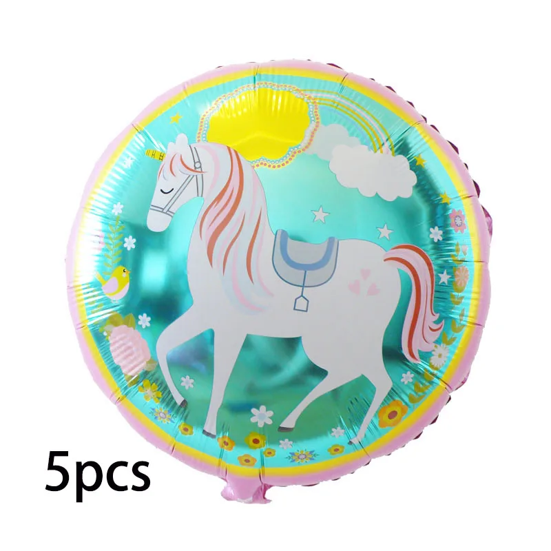 style 25 1 Набор радужные мини фольгированные воздушные шары-единороги тематические вечерние гелиевые шары для детского дня рождения украшения детский игрушечный шар - Цвет: style 25