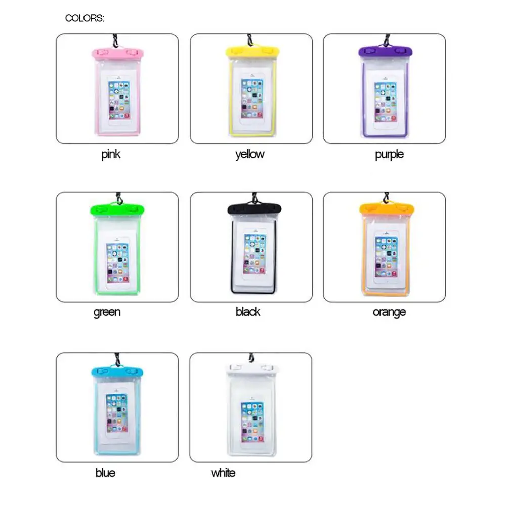 Сумка для плавания универсальная водонепроницаемый чехол телефона с клапаном