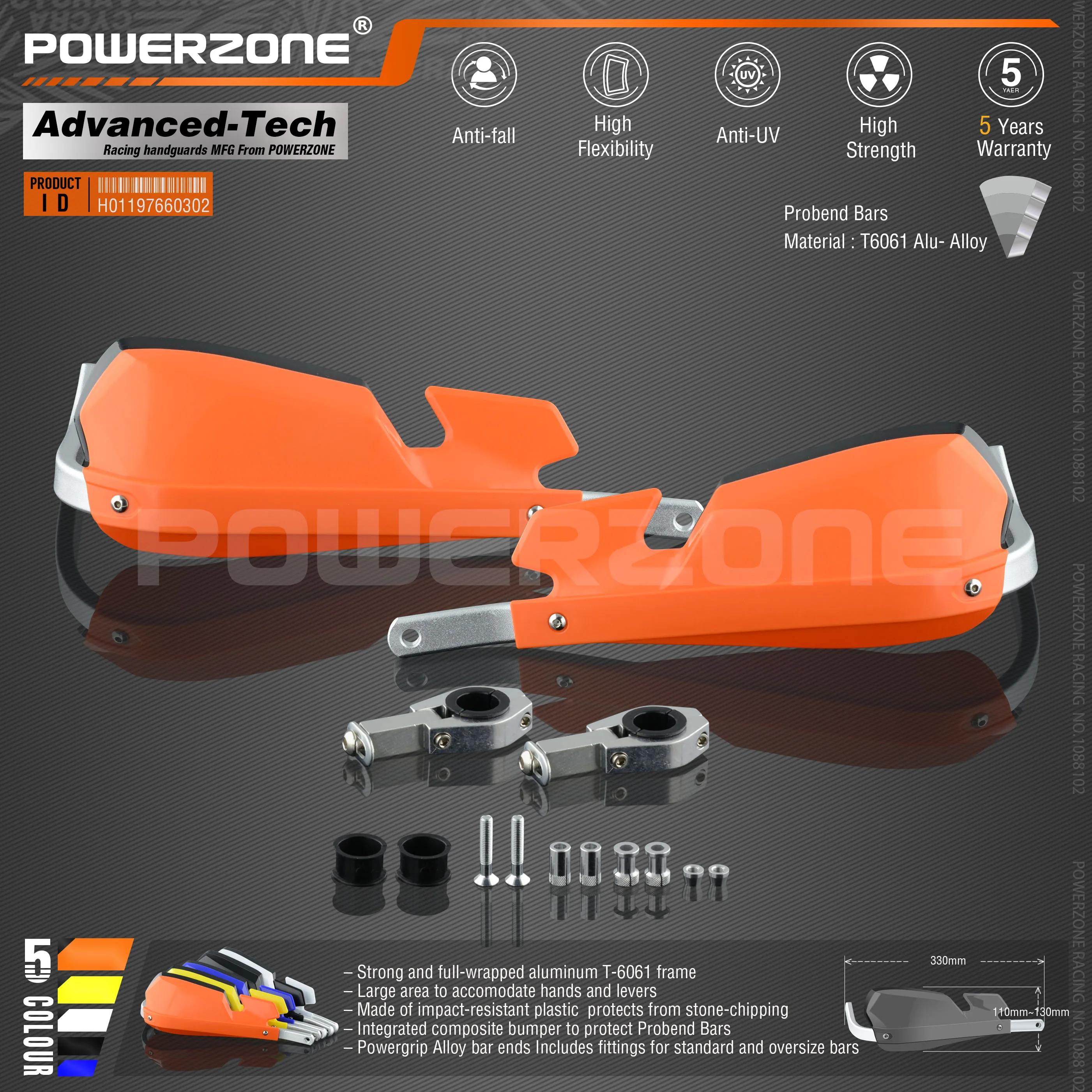 Powerzone PZ-Motect рукавицы для Honda KTM ADV EXC EnduroHusqvarna TE CRF WRF DRZ KLX мотоцикла квадроцикла руля |