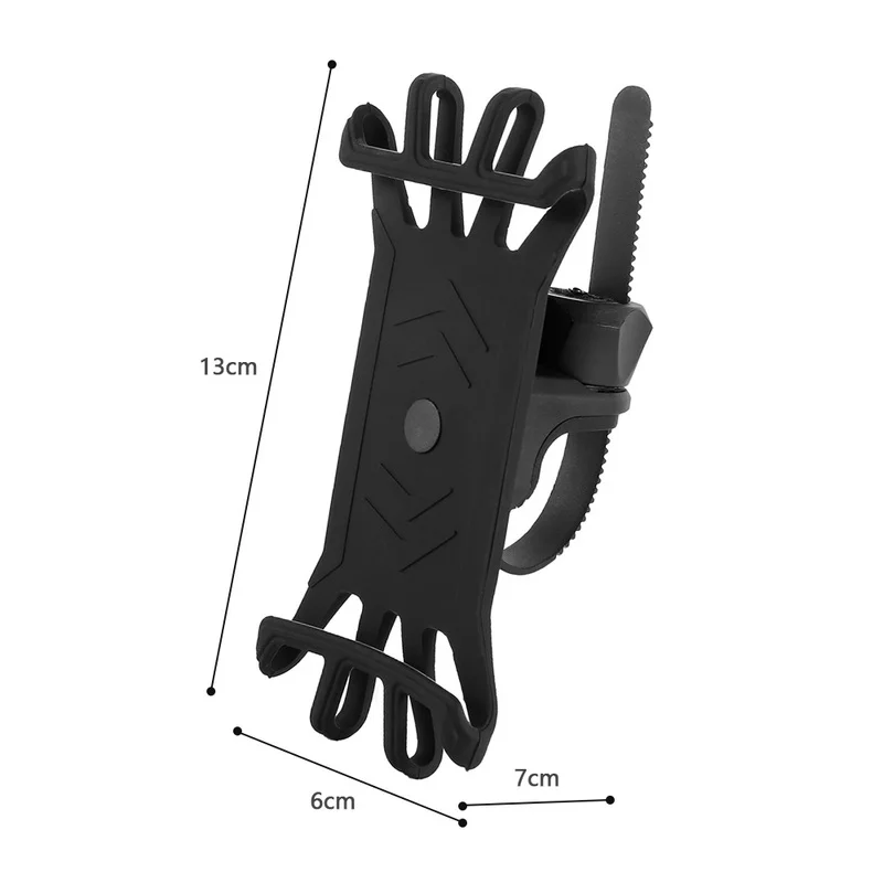 

Universal Bike Phone Holder Silicone Bicycle Cellphone Holder Motorcycle GPS Clip for IPhone 11 Pro Max 6 7 8 Plus X Xr Xs