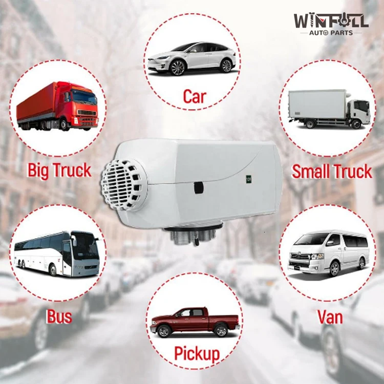 Дизельный подогреватель воздуха с дистанционным управлением 5 кВт 12 В стояночный