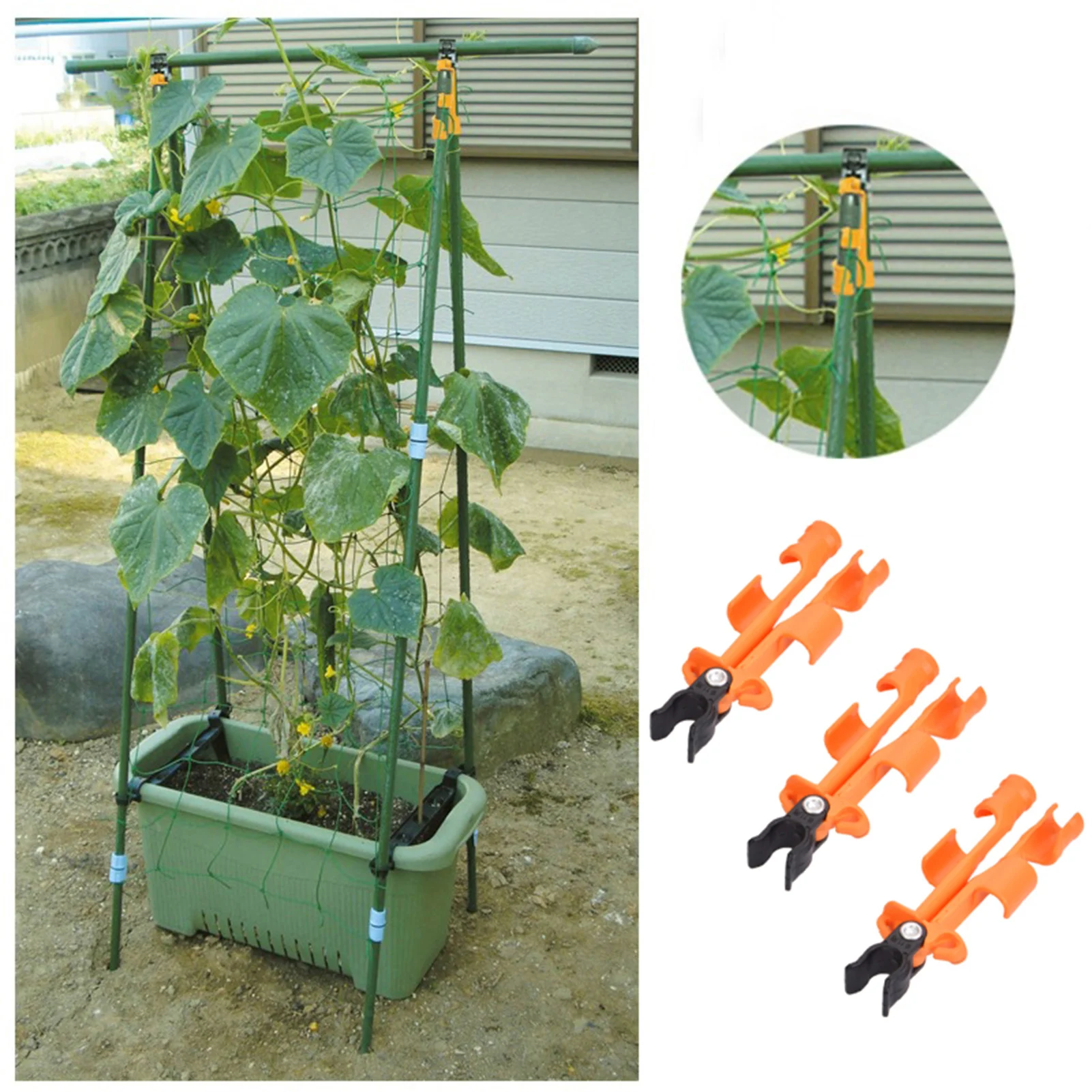 

Plant Climbing Bracket Connection Buckle Binding Fixing Device Rattan Clasp Hook Garden Plant Climbing Vine Clip Fixing Clasp