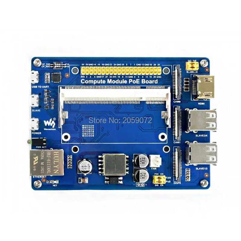 Компьютерный модуль io board с функцией poe для raspberry pi см3/cm3l/см3 plus/см3 plus