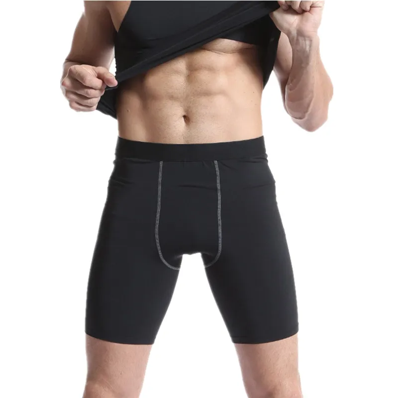 

Short Homme Tight Bodybuilding Shorts Man Line Pattern Elastic Shorts Casual Sport Fitness Leggings Fashion Mens Shorts