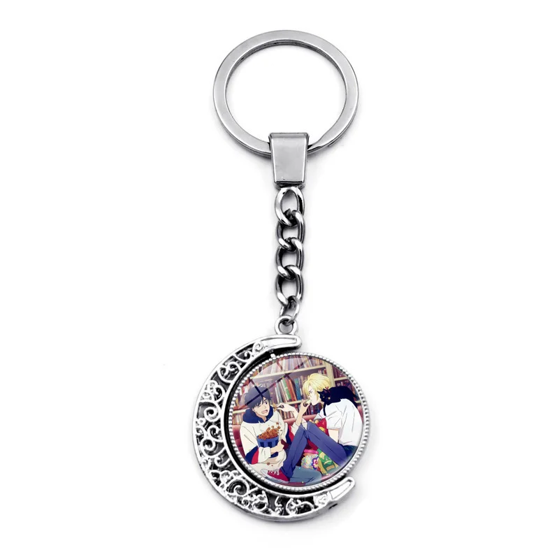 Милый аниме брелок для ключей косплея Окумура Eiji Поворот на 360 градусов подвеска