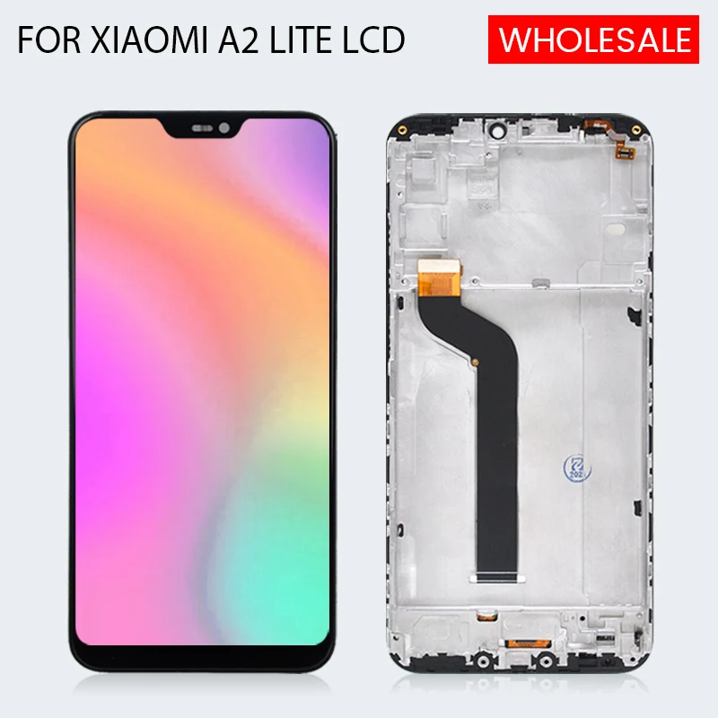 

1PCS For Redmi 6 Pro Lcd Touch Screen Digitizer Assembly For Xiaomi A2 Lite Display Free Shipping With Sensor Flex