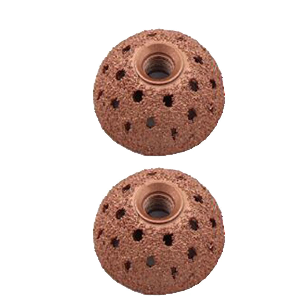 

2xAlloy Tire Repair Grinding Head Coarse Grit Buffing Wheel Repair Tool 42mm