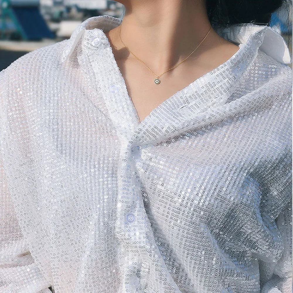 Ожерелье из нержавеющей стали для женщин и девушек ожерелье золотистого