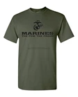 Новинка 2020, военная зеленая футболка морская пехота USMC, Лицензированная в США