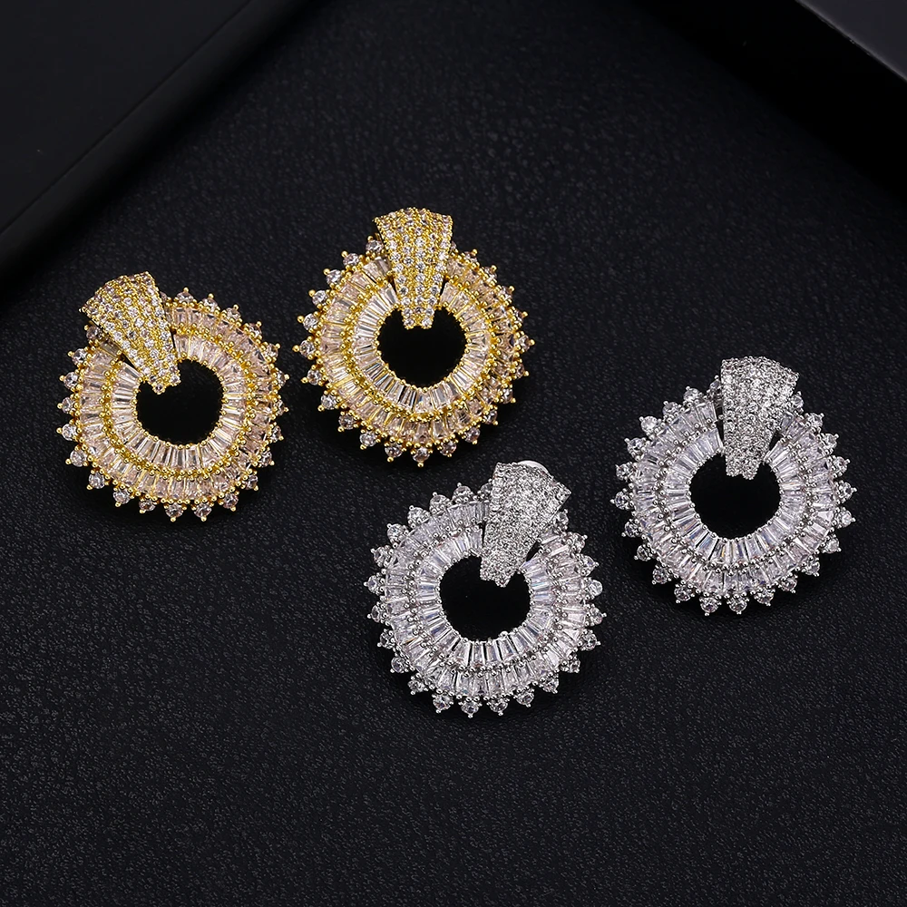 Janekelly Изящные геометрические серьги для женщин высокое качество красные/белые