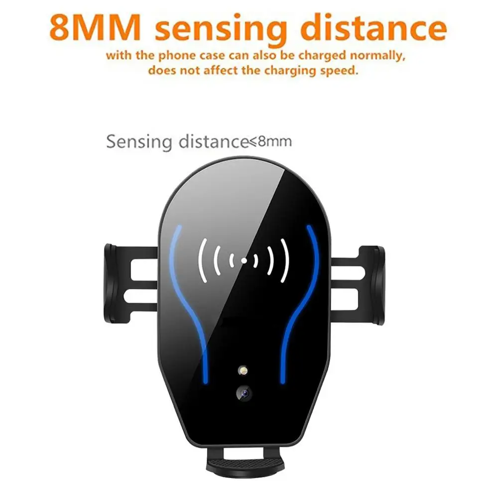 2019 New arrival Wireless Car Charger 10W Qi Fast Charging Phone Holder for All Standard Enabled Phones #F | Автомобили и