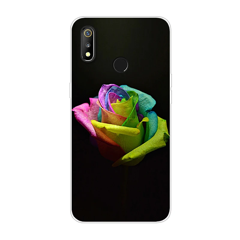 54 Мягкий чехол из ТПУ для OPPO Realme 3 Pro, Прозрачный бампер с мультяшным рисунком, задняя крышка для телефона OPPO Realme3 3Pro Realme3Pro, силиконовый чехол s - Цвет: 54