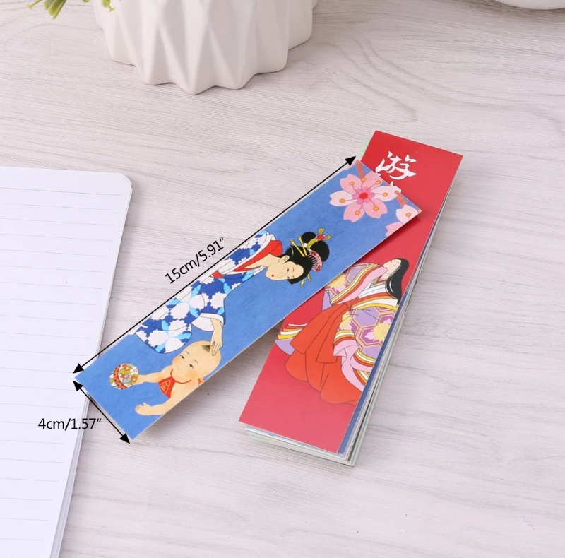

30Pcs/Bag Paper Bookmark Vintage Japanese Style Book Marks For School Student Stationery Supply