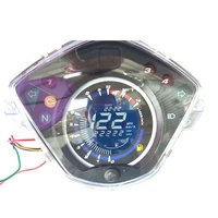 14000rpm modern motorcycle digital light lcd digital speedometer tachometer odometer adjustable 7 color
