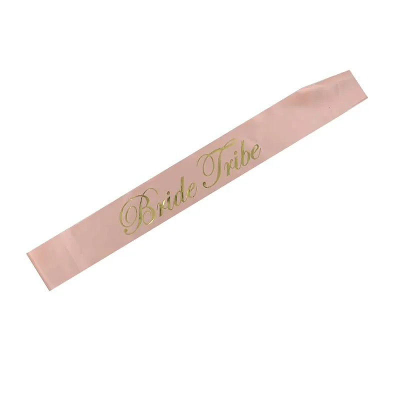 Hen Party Supplies Sash Bachelor Shoulder Strap Bride To Be Bronzed Single Layer Etiquette | Дом и сад