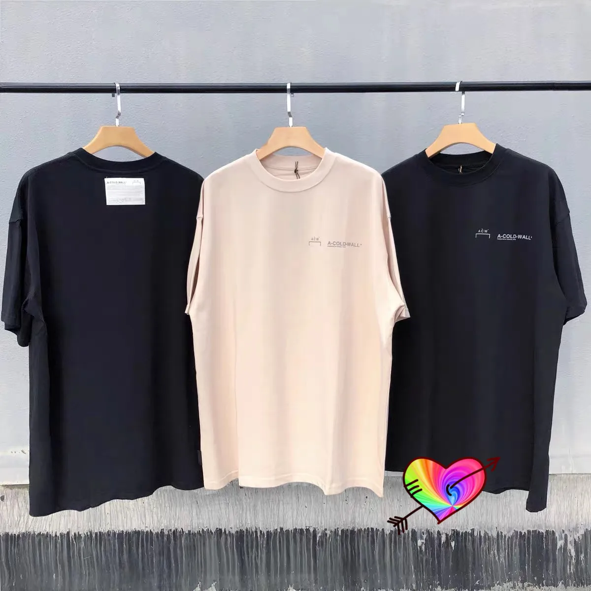 

2021SS A-COLD-WALL* T-shirt Men Women Classic Casual A COLD WALL Tee 1:1 Tag Label Patch Logo Glue Mark ACW Tops Short Sleeve