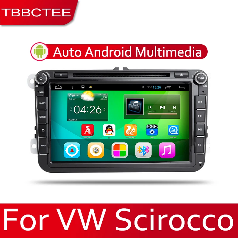 TBBCTEE 9 HD 1080P ips ЖК-экран Android 8 ядерный для Volkswagen VW Scirocco 2008 ~ 2017 Автомагнитола BT 3G4G wifi AUX