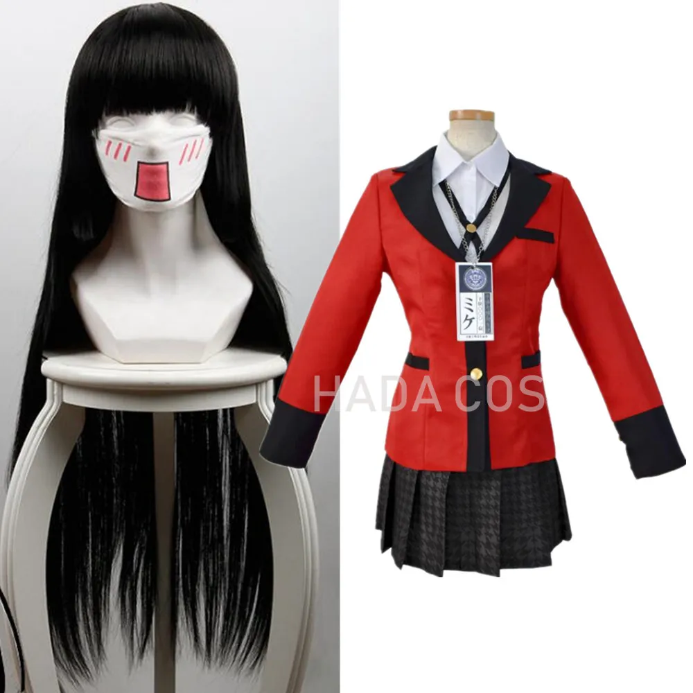Костюм для косплея Yumeko Jabami Twin из аниме Манга костюмы Хэллоуина одежда девушек