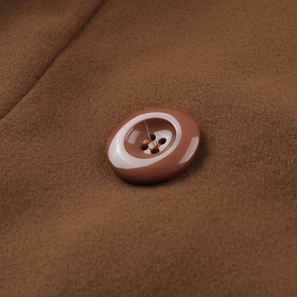 Женское тонкое пальто на пуговицах элегантная повседневная куртка с отложным