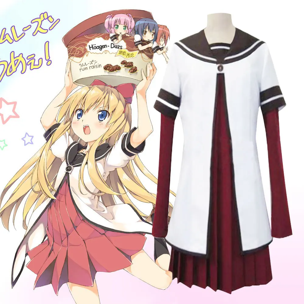 HISTOYE костюм для косплея анимация Yuruyuri Akaza Akari Toshinou Kyouko одежда колледж стиль женщин|