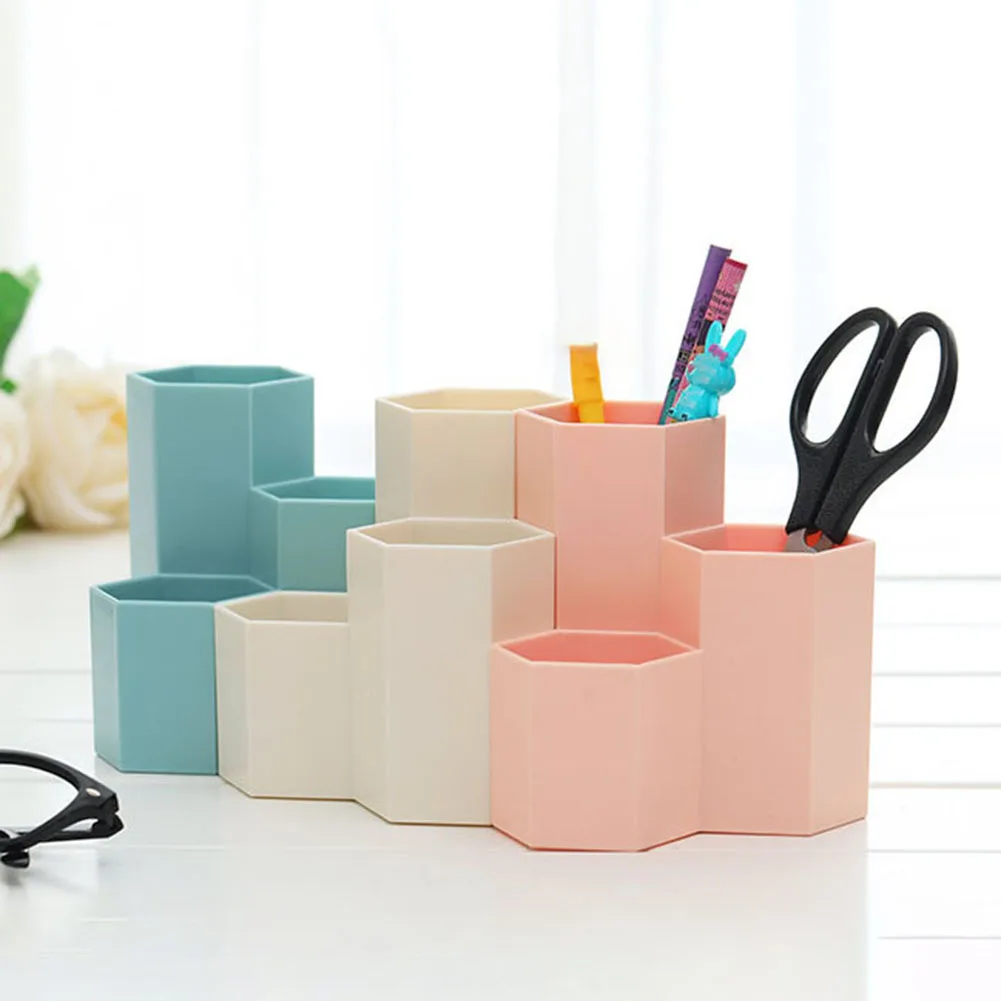 Новый шестигранный ABS Органайзер стола держатель для косметики Настольный