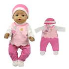 Одежда для кукол-младенцев 43 см, пижама, комбинезон для девочек 40 см, одежда для кукол-реборн