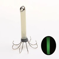eight claw hook drum blowing hook squid hook chapter fish hook with barbs 8 crochets strong luminous 100 in a box