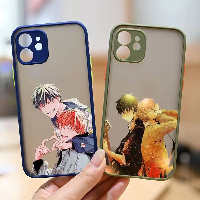 

Given Anime Phone Case matte transparent Funda For Army Green iPhone 7 8 x xs xr 11 12 pro plus max mini Clear