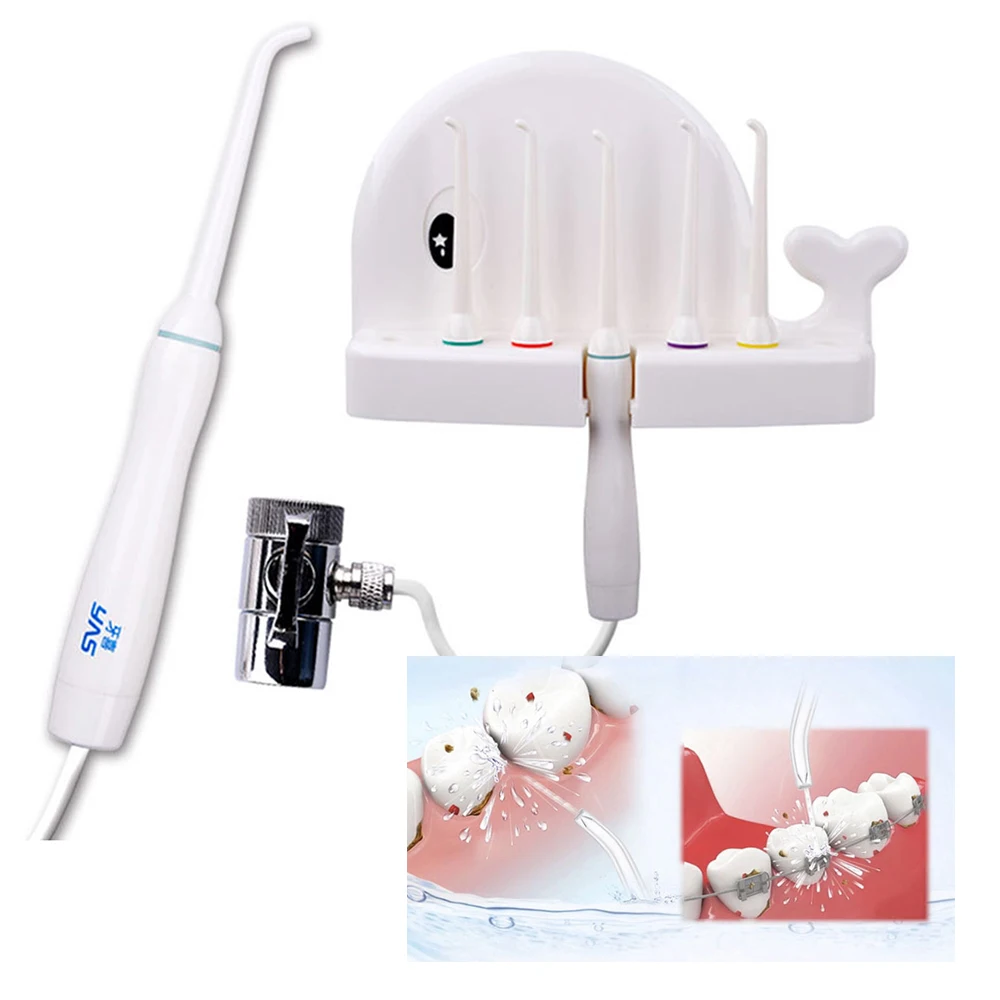 6 Tips Faucet Oral Irrigator Water Dental Flosser Implements Toothbrush Pick Teeth Cleaning Machine Clean | Бытовая техника