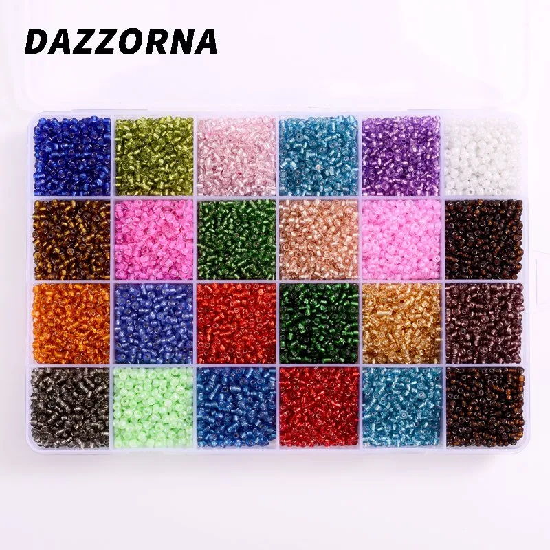 

Approx 16000Pcs Mixed Czech Glass Seed Beads DIY Bracelet Necklace Beads For Jewelry Making DIY Necklace Earring Accessories