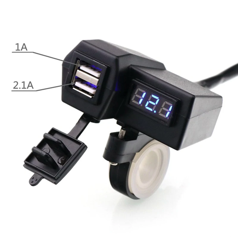Зарядное устройство EAFC с двумя USB портами 12 В 3 1 А 2 + до 5 15 Вт|Кабели адаптеры и