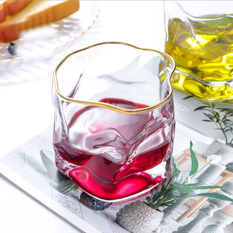 Стеклянные стаканы для виски с художественным дизайном Необычные