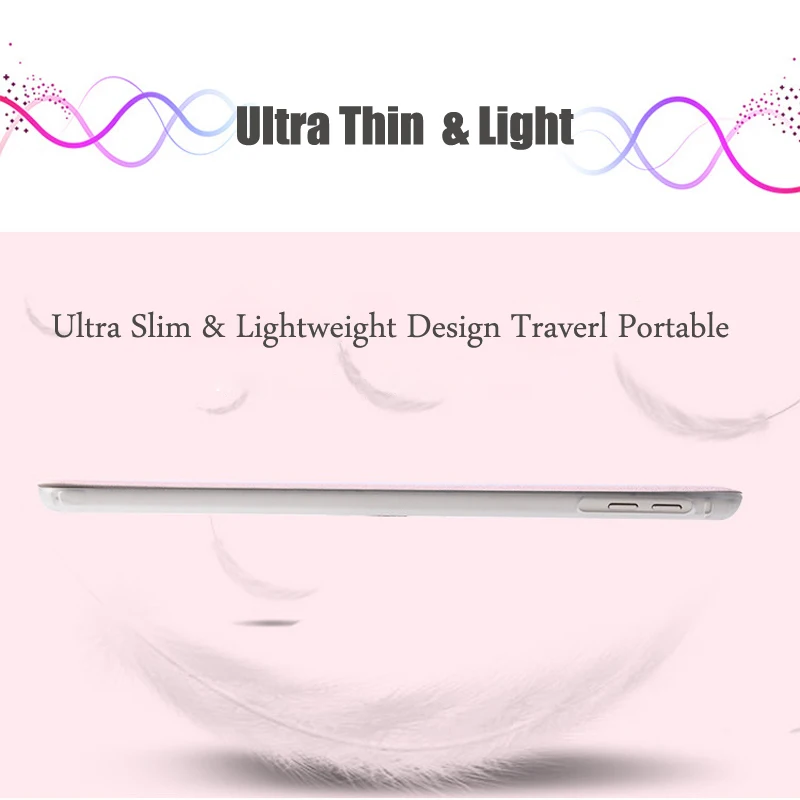 Мультяшный Тонкий чехол из искусственной кожи для iPad 10 2 2019 умный подставка Air 1 Mini