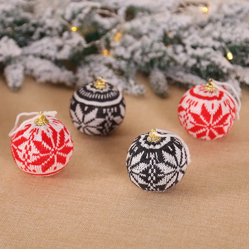 6 шт. Новогодние подвески в горошек для украшения ёлки | Дом и сад