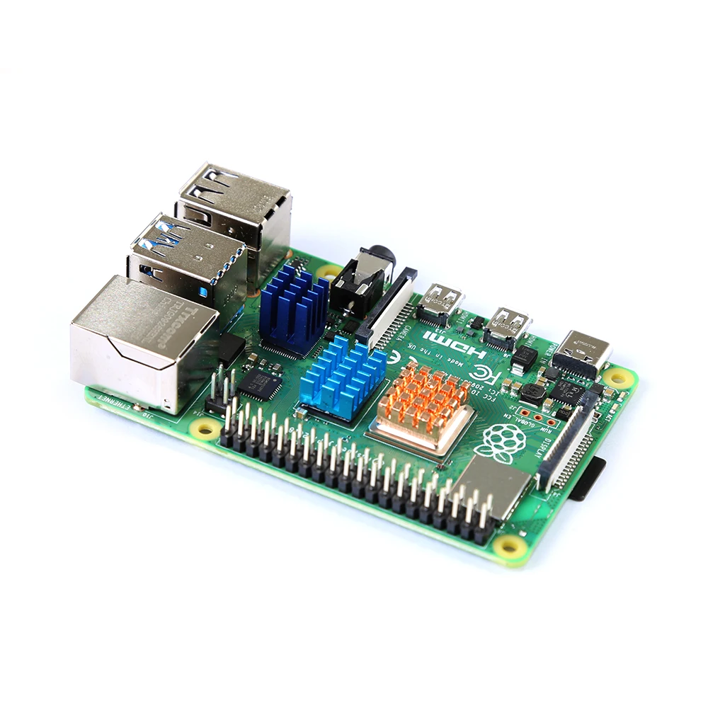 Для Raspberry Pi 4B теплоотвод 3 шт. Cooper Алюминий радиатора охлаждения комплект
