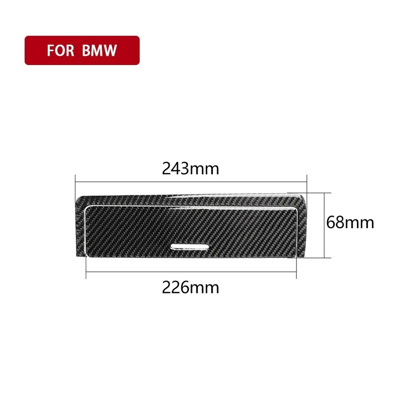 

1set Carbon Fiber for BMW E46 1998-2004 3-series Car Multimedia Gear Shift Button Trim Cover Sticker Decoration M Accessories