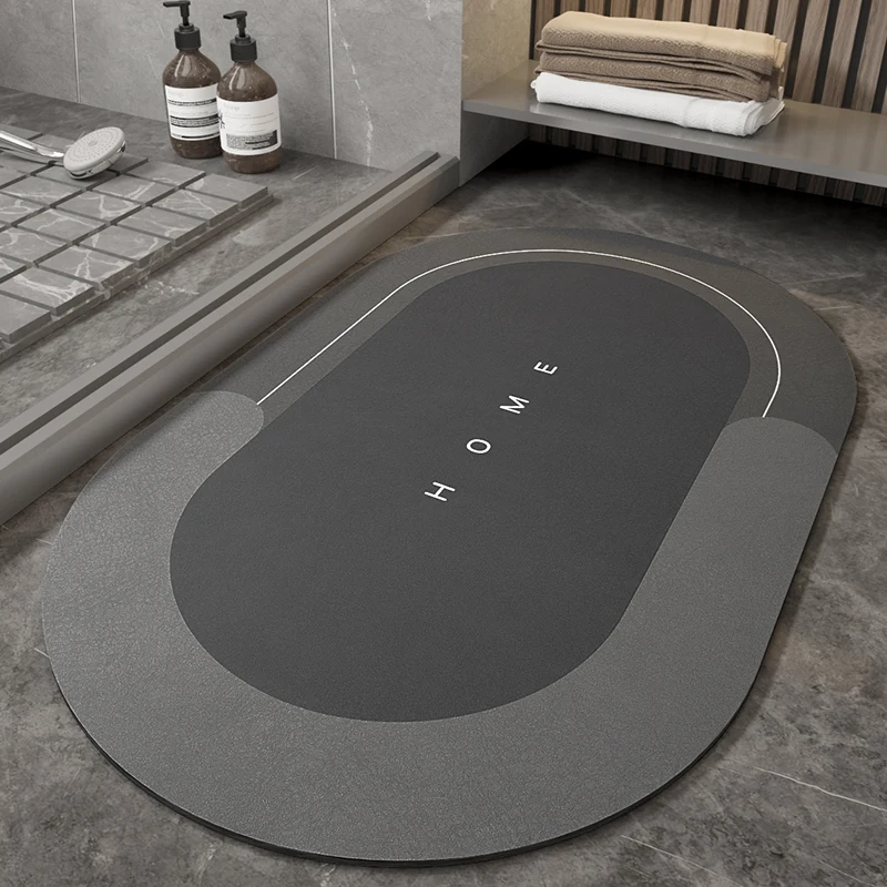 

Аксессуары для ванной, Противоскользящий коврик, грязеотталкивающий коврик с диатомом в скандинавском стиле, семейный мягкий коврик для ва...