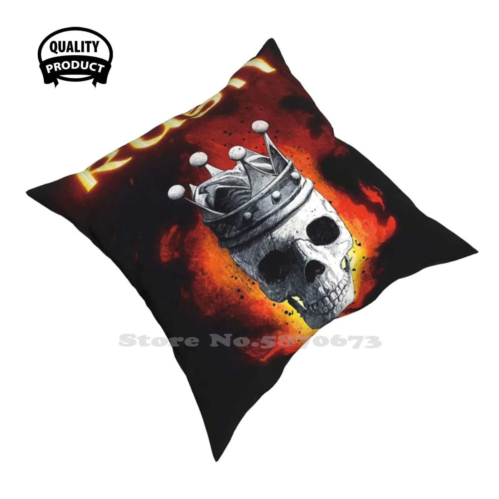 Смешная Милая декоративная квадратная наволочка сделай Попрощайтесь с королями