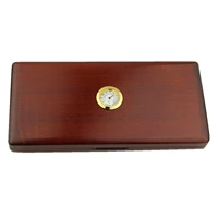 beautiful solid wood oboe reed case for 20 reeds with hygroneter flannel slot reed storage box