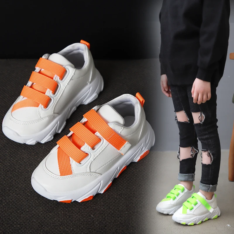 Новинка 2019 года детская повседневная обувь из искусственной кожи на мягкой