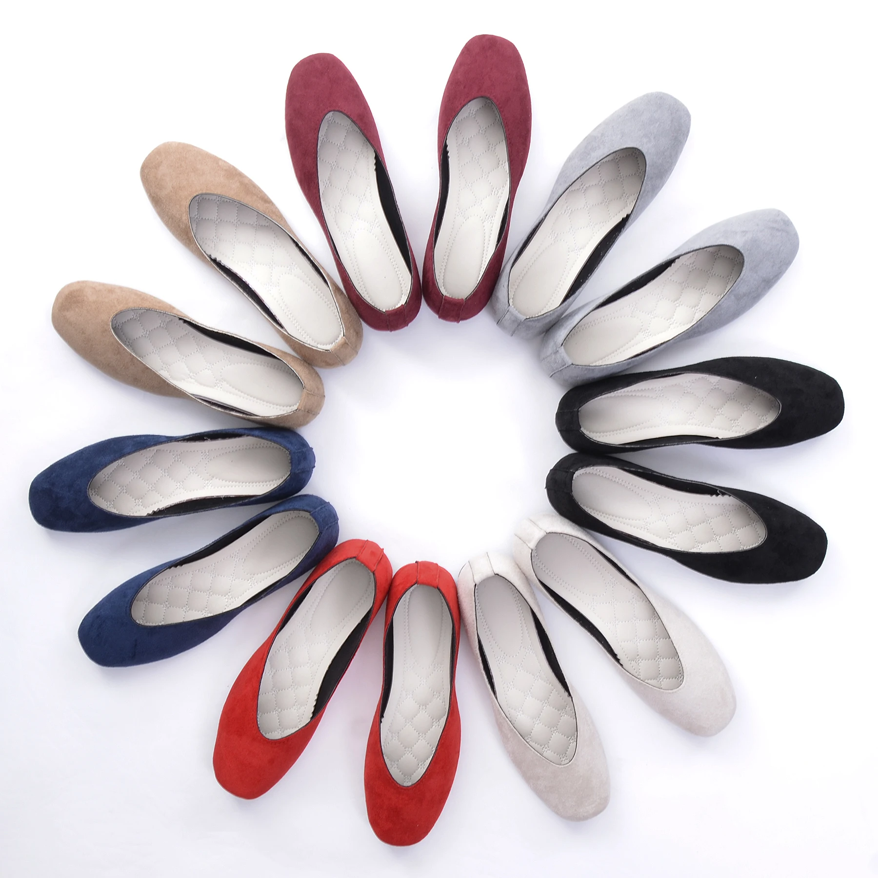 Парусный светильник LU замшевые туфли на плоской подошве Женские Удобные