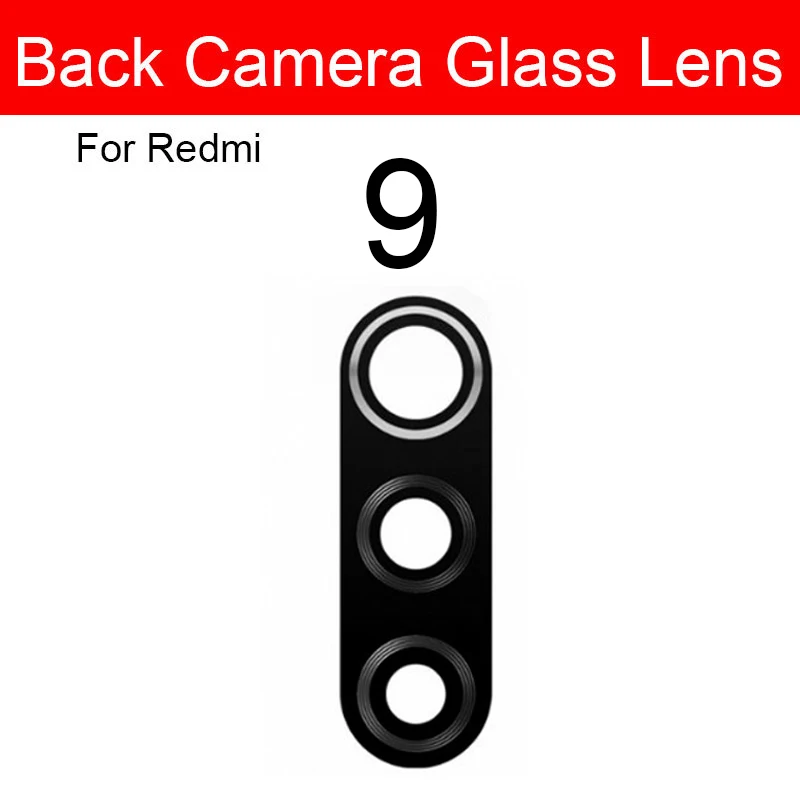 Стеклянная линза для задней камеры с наклейкой Xiaomi Redmi 1 1S 2 2A 3S 3X 4X 4A 5 5A 6 6A 7 7A 8A 8 9 Plus