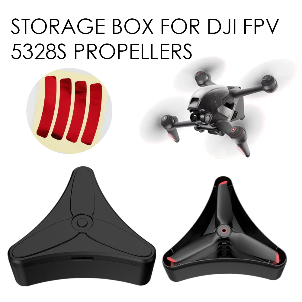 

DJI FPV 5328S Аксессуары для летательных аппаратов DJI FPV 5328S пластиковый ящик для хранения пропеллера Лопасти пропеллера коробка с защитой от паде...