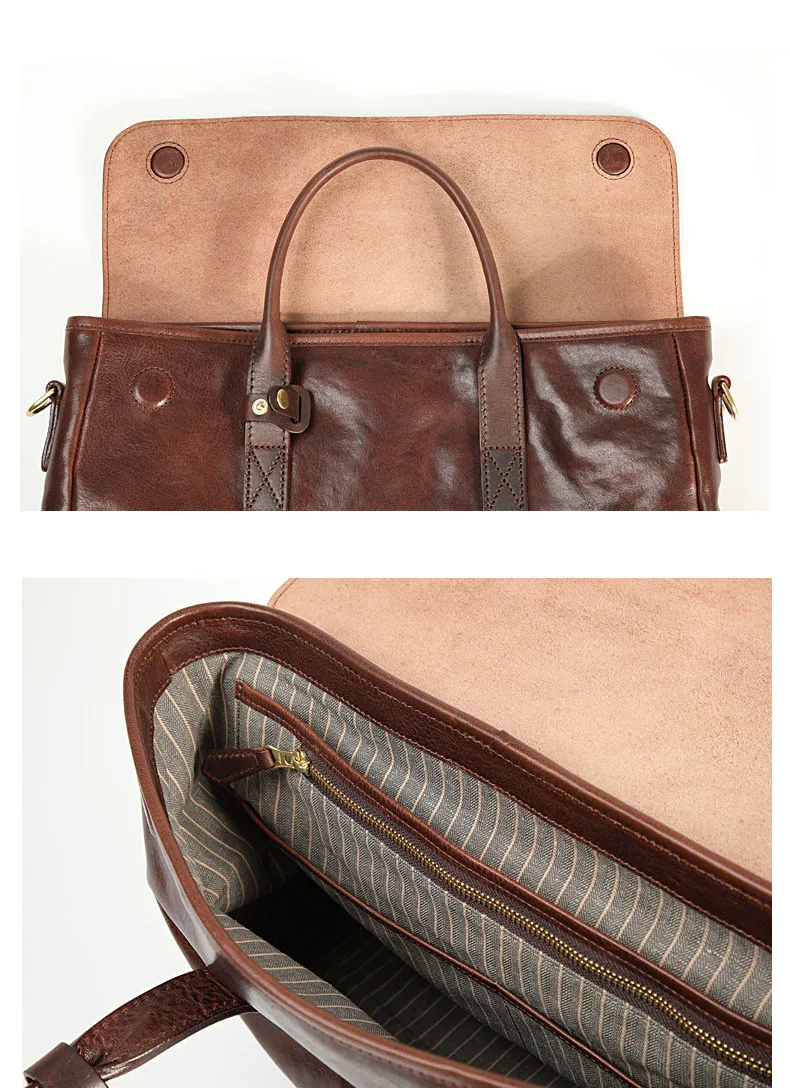 Роскошный деловой портфель из натуральной кожи для мужчин мужская сумка на плечо