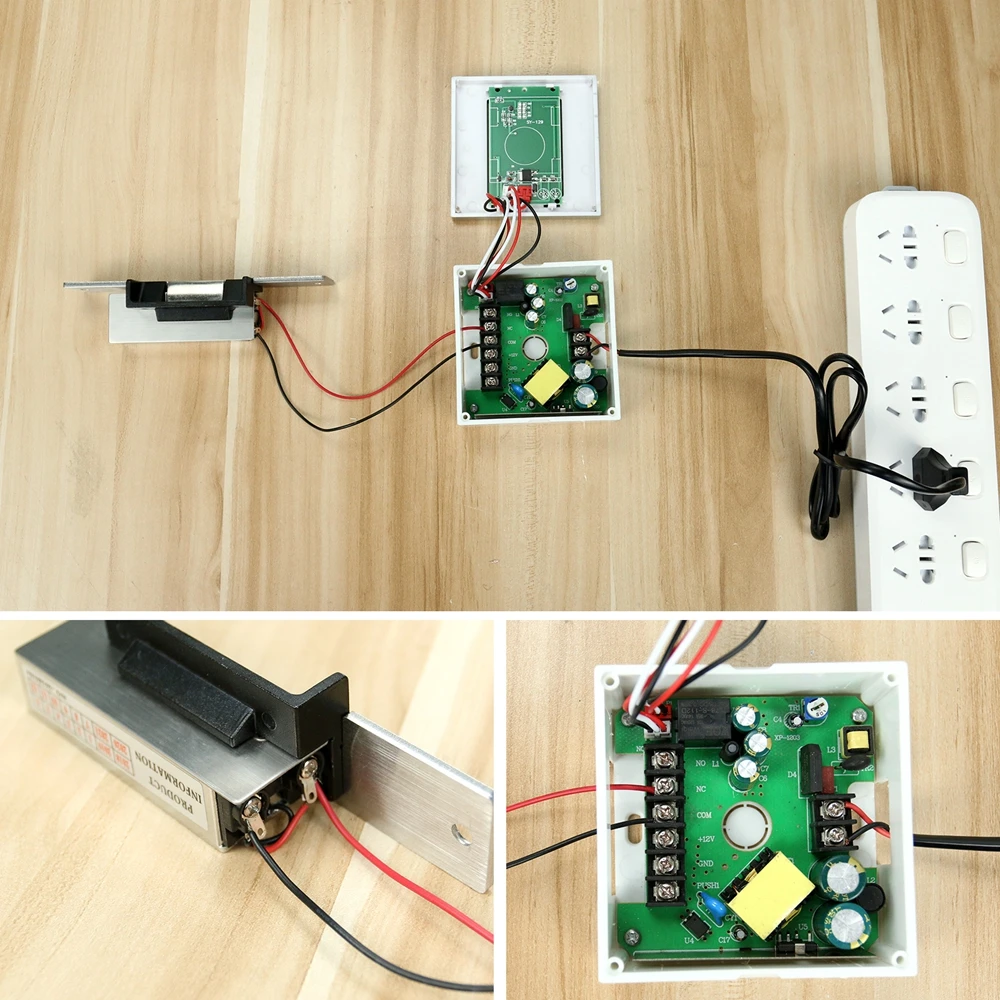Ysecu безотказный Электрический ударов нормально открытый украшенное мозаикой из