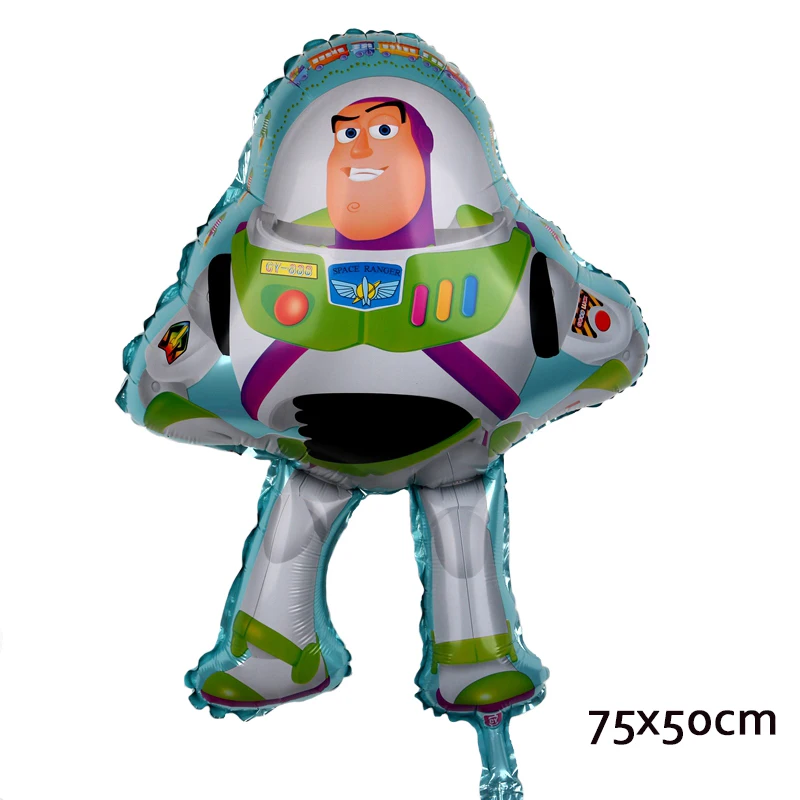 Toy Story Buzz Lightyear Printing Latex Foil Balloon 32inch Number Kids Favor Birthday Party Decor 7pcs/Suit Inflatable Supplies | Дом и сад