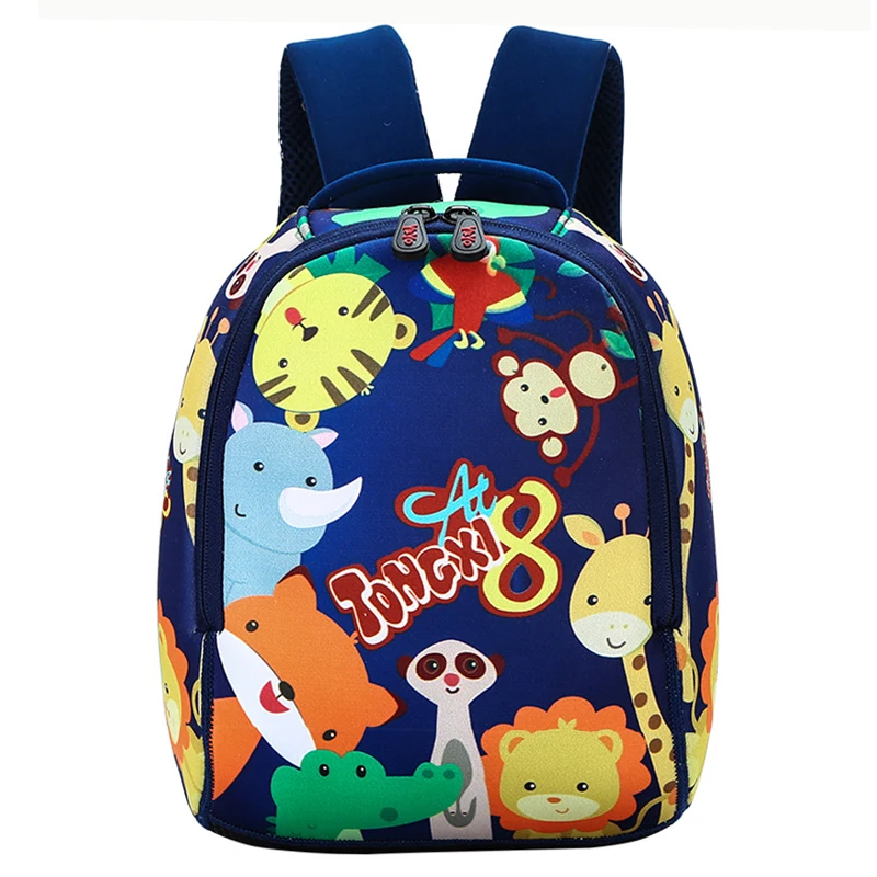 Детский Школьный рюкзак для девочек и мальчиков 3D сумки с защитой от потери