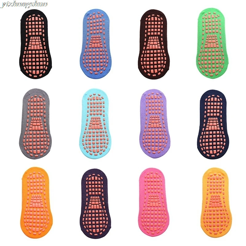 

Non-slip Floor Socks Unisex Girl Boy Trampoline Socks Children Indoor Activities Socks Color Soft Short Ankle Socks