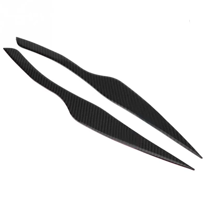 2 шт./компл. декоративные автомобильные наклейки из углеродного волокна для
