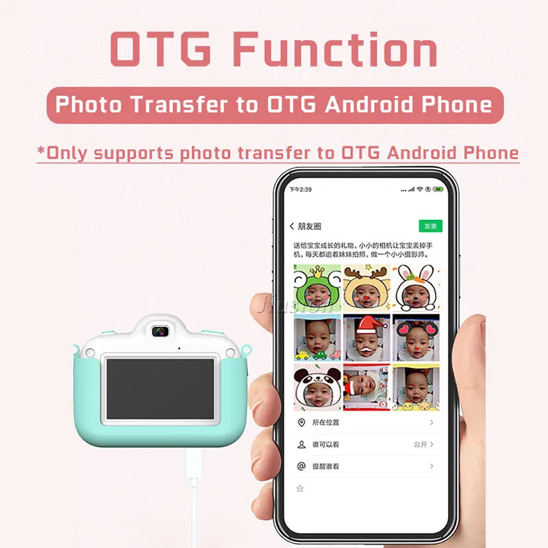 3 0 дюймовый HD экран мини цифровая камера детская мультяшная Милая игрушки